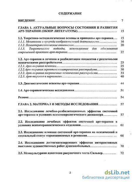 Контрольная работа: Современные методы арт-терапии