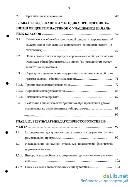 Реферат: Методика занятий гимнастикой в школе