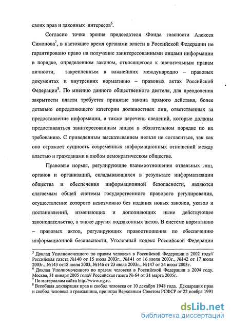 Доклад по теме Обеспечение информационной безопасности и уголовный закон