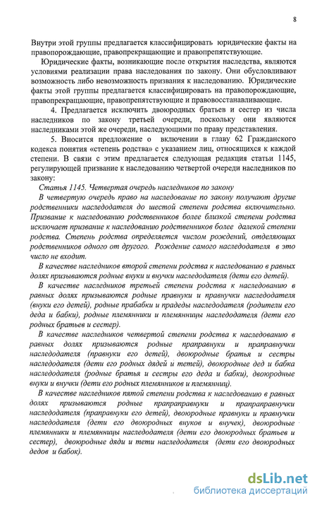 Курсовая Работа По Гражданскому Праву Наследование По Закону