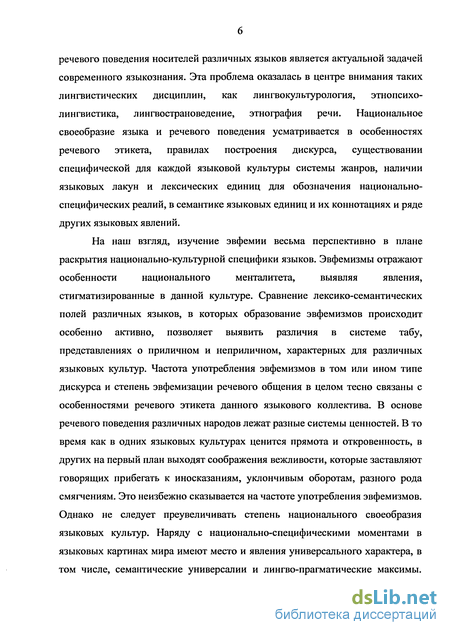 Курсовая работа по теме Явление эвфемии в дискурсе средств массовой информации