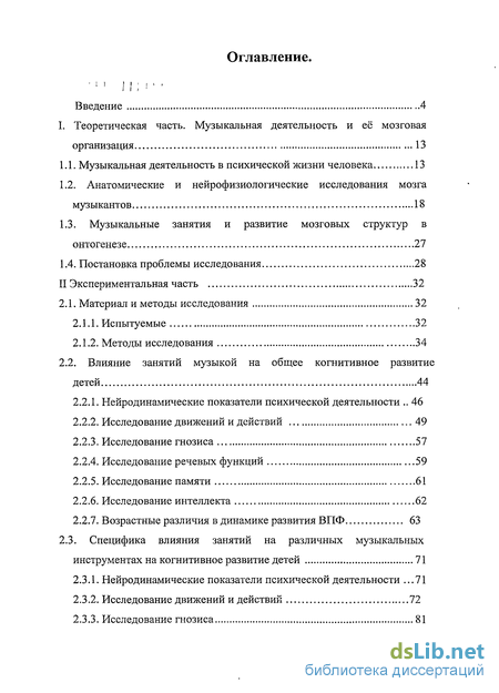 Доклад по теме Структурная асимметрия мозга у музыкантов