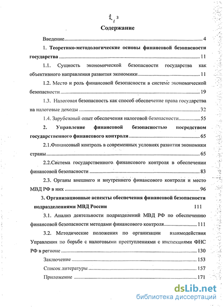 Контрольная работа: Место и роль государственно финансового контроля в обеспечении финансовой безопасности России