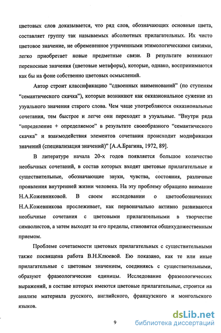 Курсовая работа: Семантика цвета в народном творчестве и её отражение в быту