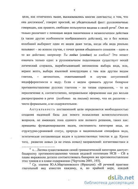 Курсовая работа по теме Категории вида и времени и соотношение видового характера глагола с его грамматическими формами