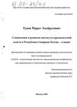 Становление и развитие института президентской власти в Республике Северная Осетия-Алания