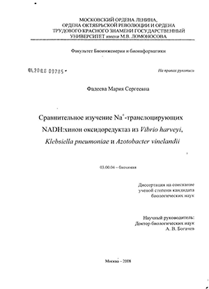   Na+- NADH:   Vibrio harveyi, Klebsiella pneumoniae  Azotobacter vinelandii