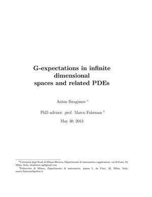 G-expectations in infinite dimensional spaces and related PDEs